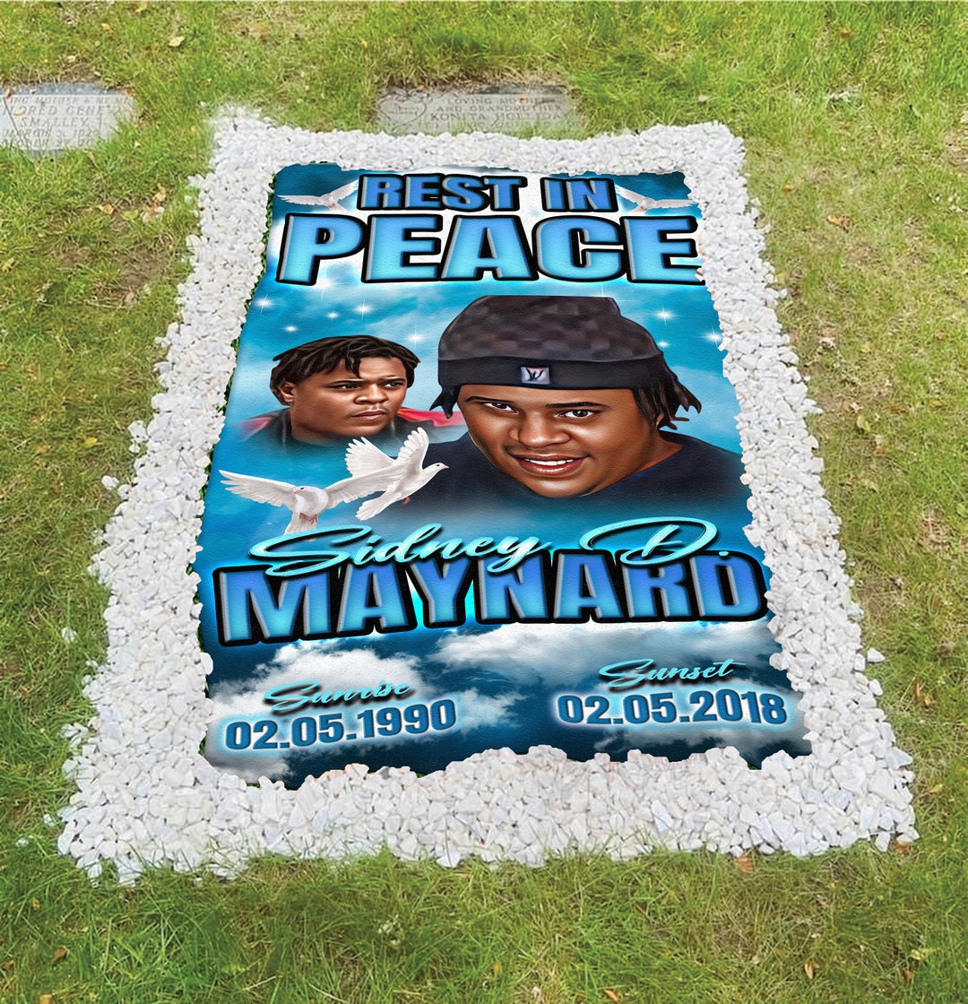 Custom Personalized Grave Blankets and Covers for Infinite Love High