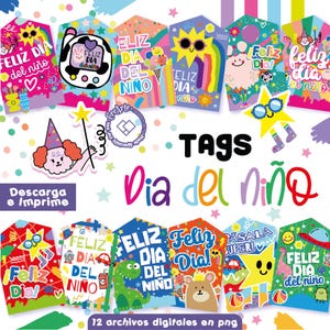 Étiquettes / Cartes pour la fête des enfants