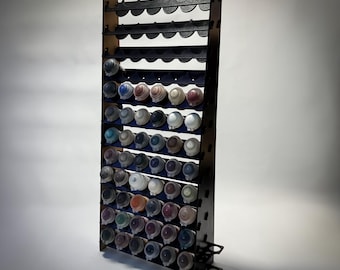 DIY Painting Rack for 72 Citadel Paints, With Brush Holder, Painting Station, Citadel Painting Rack, GW Painting Rack, Citadel Paint Rack