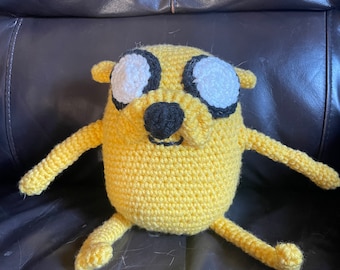 Jake Crochet Stuffed Animal from Adventure Time