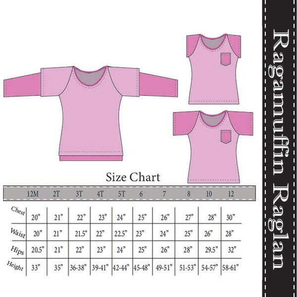 Monster Child (Blue) Ladies Raglan