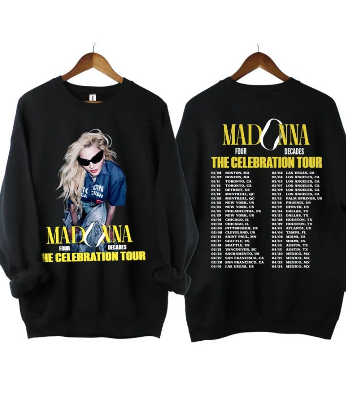 Madonna The Celebration Tour 2024 T-Shirt, Madonna Vintage Shirt, Madonna Concert