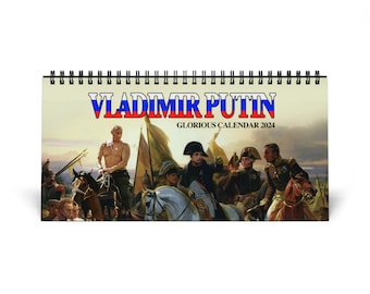 Vladimir Poutine, Glorieux calendrier de bureau 2024