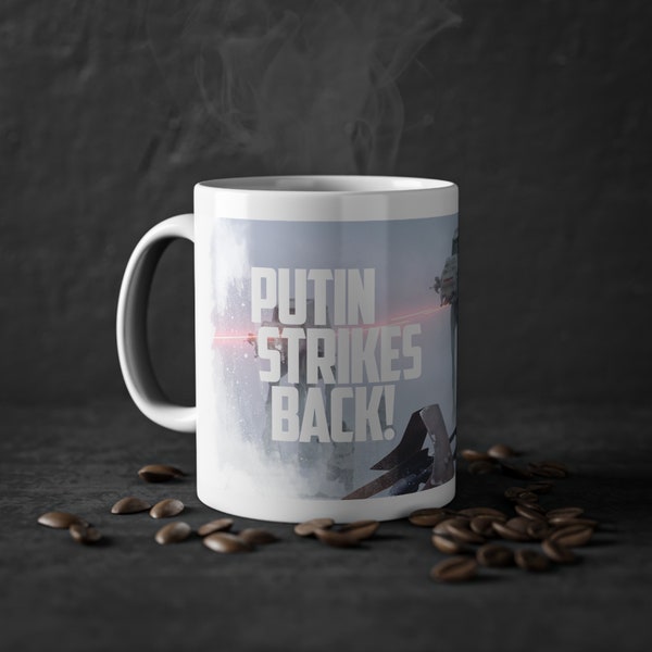 Funny Putin Gift Mug | Putin Strikes Back (EU)