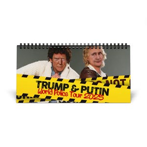 Trump en Poetin-bureaukalender 2025 | Wereldpolitietour