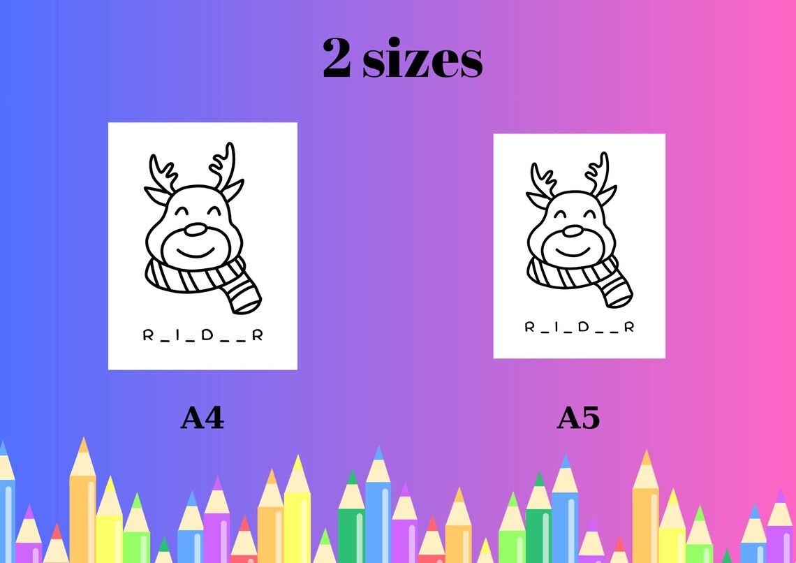 12 Christmas Coloring Pages, Christmas Printable, Christmas Games