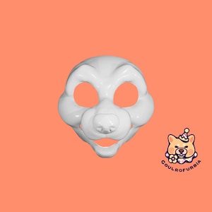 Canine Fursuit Kopf NUR digitale 3D-STL-Datei