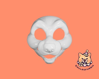 Canine Fursuit Head 3D STL Digital File ONLY