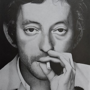 Porträt von Serge Gainsbourg