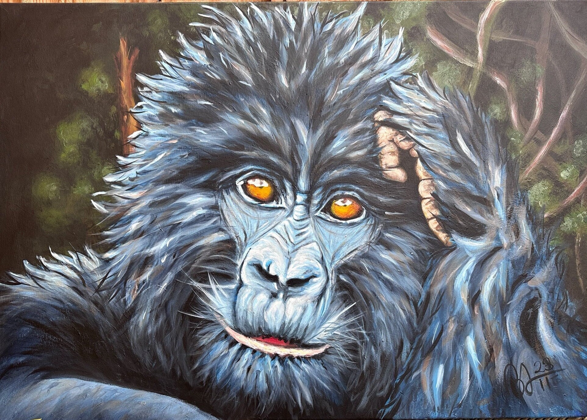 Peinture de gorille -  France