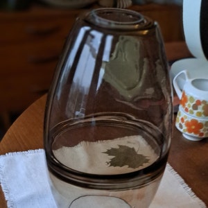 Mid Century Smoky Glass ceiling lamp shade