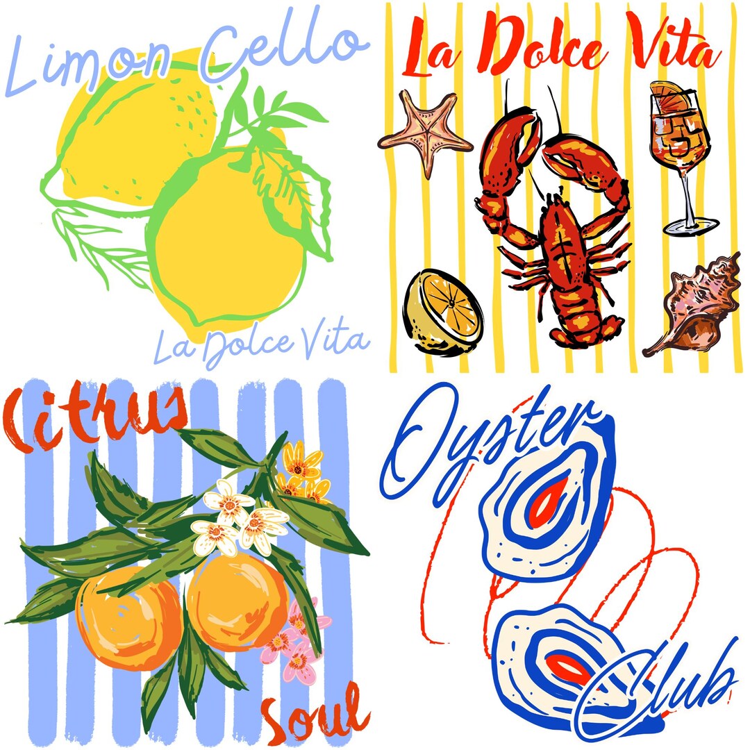 La Dolce Vita Retro Italian Summer PNG Summer Beach Vibes PNG Design ...