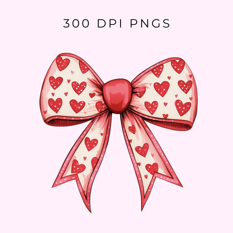 Valentines Day Bow Clipart Red Valentine Bow PNG Coquette Valentines ...