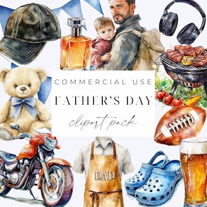 Vatertag Clipart Aquarell Vatertag PNG Clipart Vater Und Kind Clipart Papa Clipart Daddy PNG Vatertag Geschenk Einladungskarte