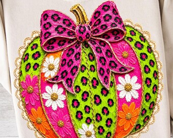 Preppy Floral Pumpkin PNG Fall Pumpkin PNG Design Trendy Halloween PNG Coquette Pumpkin T-Shirt Graphic Girly Brushstroke Fall Tee