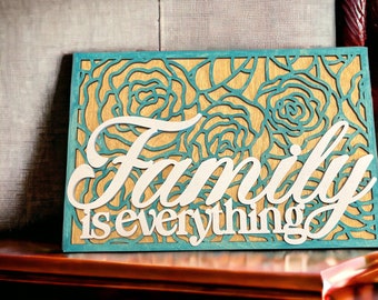 Family is Everything Sign (Small)