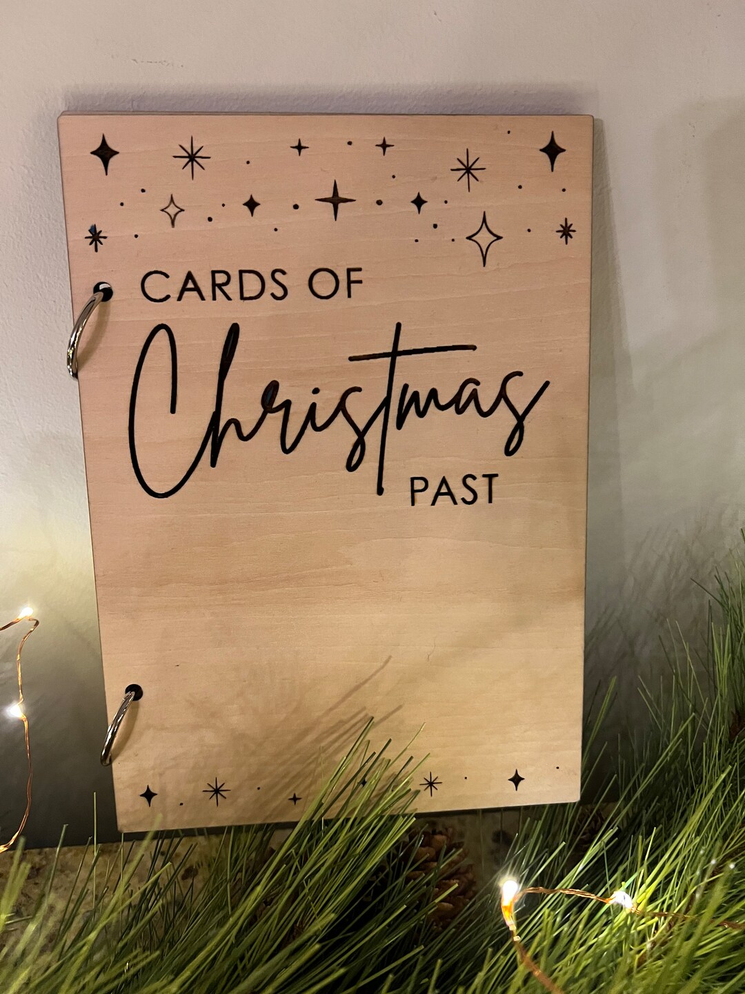 Christmas Card Keeper Book Etsy