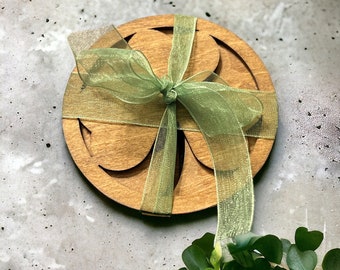 Shamrock Coasters - Set of four