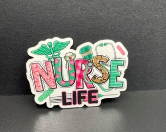 Nurse Sticker, Nurse Life Sticker, Book Sticker, Kindle Sticker, Bookish, Decal for kindle/Laptop, Sticker, Book Theme, Booktok Sticker