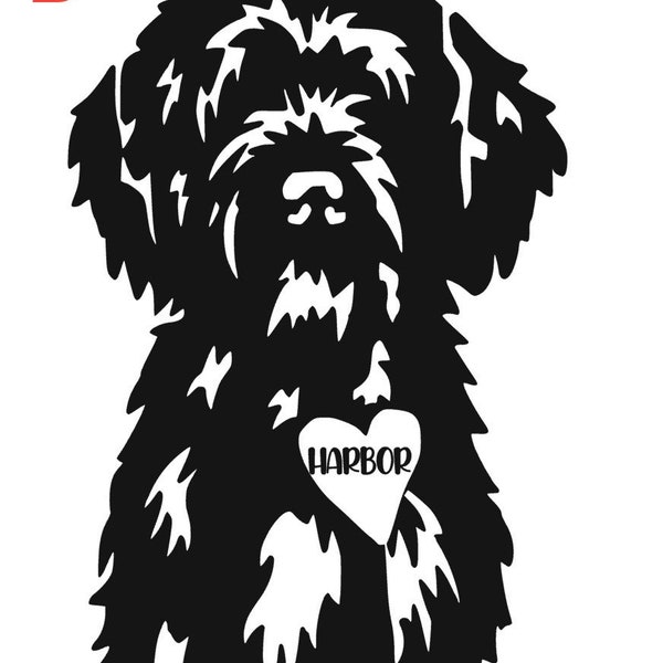 Wirehaired Pointing Griffon Decals for Stanley Cup, Car, Camper, Etc.