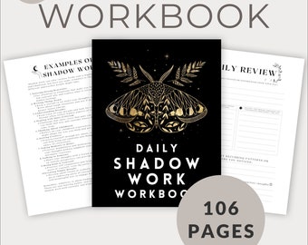Schattenarbeit Workbook und Ebook: Ein Wegweiser zur Selbstfindung und Heilung | Entdecke dein wahres Ich! Digitaler Download