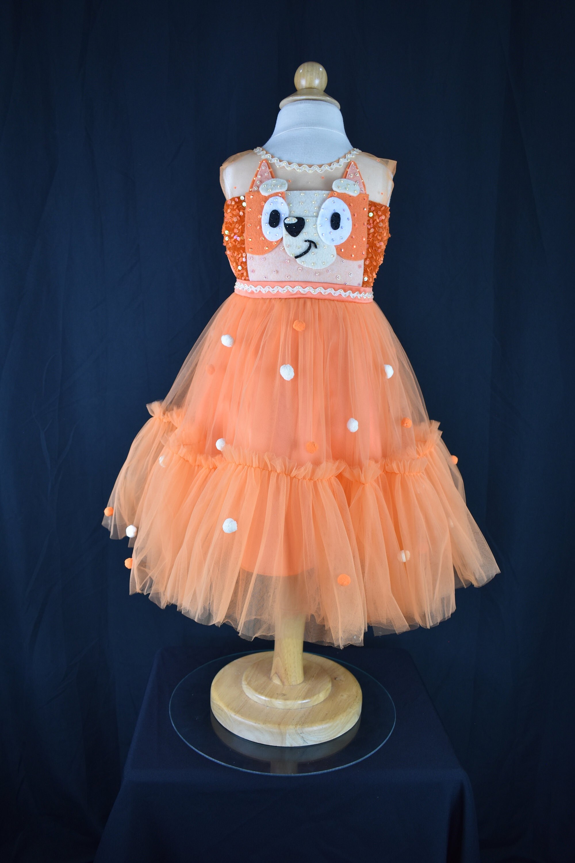 bingo birthday dress Baby Girl Toddler Birthday BLUEY Dress