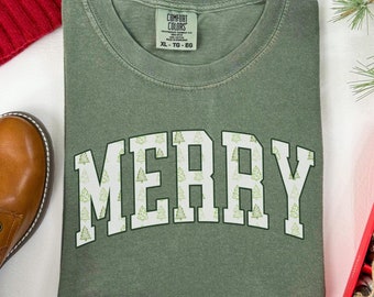 Merry Christmas Shirt, Christmas Shirts, Merry Sweatshirt, Christmas Crewneck, Cute Winter Shirt, Retro Christmas Shirt,Merry Christmas Gift