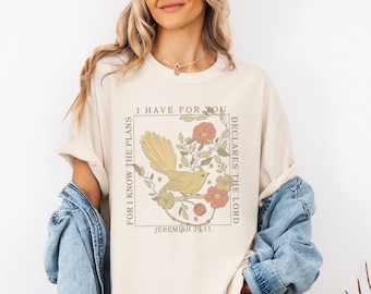 Comfort Colors® Christian Shirt, Christian Tee, Bible Verse Tee, Religious Shirt, Faith Shirt, Jesus Apparel, Christian Gift, Religious Gift