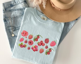 Vintage Graphic Fruit Shirt, Fruit Shirt, Aesthetic Fruit Shirt Boho Shirt Fruit Tee, Graphic Tee, Foodie Gift, Gift for Gardener, Farming