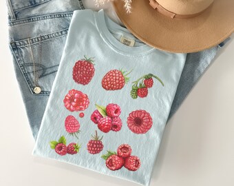 Fruit Shirt, Vintage Graphic Fruit Shirt, Aesthetic Fruit Shirt Boho Shirt Fruit Tee, Graphic Tee, Foodie Gift, Gift for Gardener, Farming