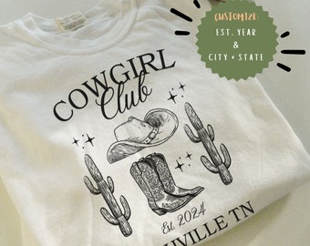 Retro Cowgirl Shirt, Custom Western Graphic Tee, Western Shirt, Cowgirl Tshirt, Rodeo Shirts, Custom Country Western Shirts, Cowgirl Era Tee
