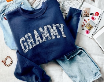 Grammy Sweatshirt, Grammy Shirt, Floral Grammy Sweatshirt, Grammy Crewneck, Grammy Sweater, Grandma, Toile De Jouy, Mothers Day,Grandma Gift