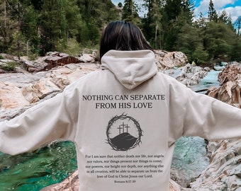 Bible Verse Hoodie, Christian Hoodie, Jesus Hoodie, Religious Sweatshirt, Christian Apparel, Faith Shirt, Jesus Shirt, Christian Gift