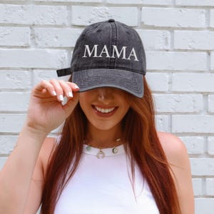 EMBROIDERED Mama Hat, Mama Hat, Mama Merch, New Mom Gift, Baby Shower Gift, Mother&#39;s Day Gift, Pregnancy Announcement, Mom Birthday Gift