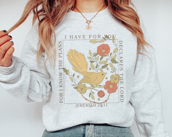 Christian Shirt, Christian Crewneck, Bible Verse Sweatshirt, Religious Shirt, Faith Sweatshirt, Jesus Apparel, Christian Gift,Religious Gift