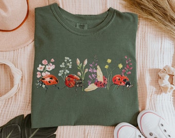 Cottagecore Shirt, Gardening Shirt, Bugs Shirt, Vintage Shirt, Insect Shirt, Nature Lover Shirt, Garden, Entomology Gift, Insect Lover Gift