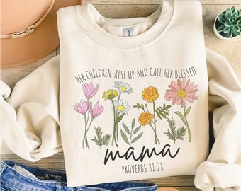 Mama Sweatshirt, Praying Mama Sweatshirt, Mothers Day Gift, Funny Gift for Mom, Jesus Sweatshirt, New Mom Shirt, Baby Shower Gift for Her