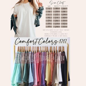 Comfort Colors® Religious Shirt, Aesthetic Women's Faith Apparel, Christian Shirt, Bible Verse Shirt, Christian Aesthetic,Boho Christian Tee afbeelding 10