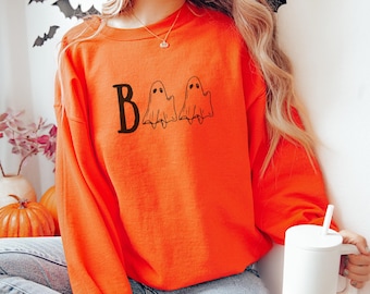 Ghost Sweatshirt, Boo Sweatshirt, Spooky Season Sweatshirt, Spooky Halloween, Cute Halloween Sweatshirt, Cute Fall Sweatshirt, Spooky Gift