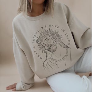 Christian Sweatshirt, Jesus Hoodie, Christian Hoodie, Christian Apparel, Christian Hoodie, Christian Gift, Christian Merch, Women Christian