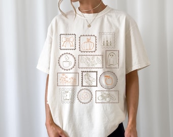 Comfort Colors® Fall Shirt, Fall Vibes, Autumn Thanksgiving Tee, Halloween Shirt, Cozy Season Shirt, Cute Pumpkin Shirt, Fall Graphic Tee