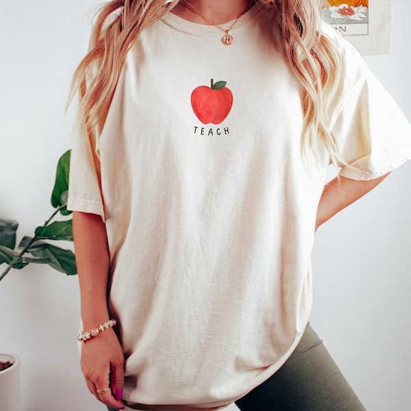Chemise d'enseignant Comfort Colors®, chemise d'enseignant, chemise d'enseignant du primaire, chemise d'enseignant rétro, cadeau d'enseignant, cadeau de remerciement pour enseignant, éducateur