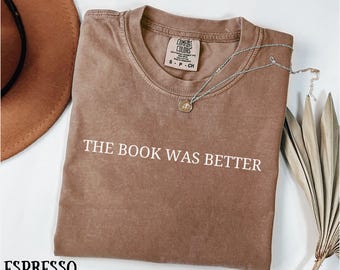 Comfort Colors® Bookworm Shirt, Reading Shirt, Book Club Clothing, Bookworm Tee, Book Lover Shirt, Book Lover, Reading Shirt, Bookish Gift