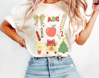 Christmas Teacher Shirt, Christmas Teacher, Holiday Teacher, Teacher Shirt, Teaching Shirt, Cute Christmas Shirt,Christmas Shirt For Teacher