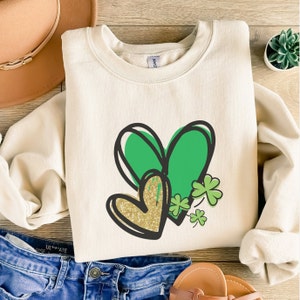 St Patty&#39;s Day shirt, Women St Patrick&#39;s Day Shirt, Lucky shirt, Vintage St Patrick&#39;s Day Shirt, St Patrick&#39;s Day Sweatshirt, Shamrock Shirt