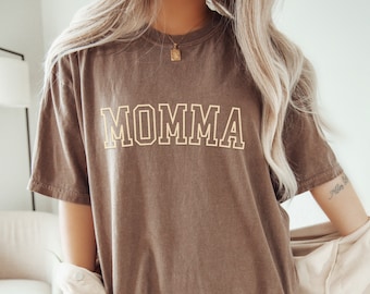 Momma Shirt, Momma Crewneck, Momma Tshirt, Mommy Shirt, Gift for Momma, Vintage Mama Tee, Momma Sweatshirts, Mama Crewneck, Mom Baby Shower