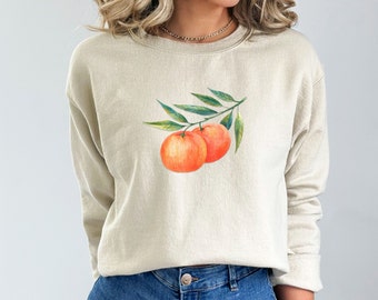 Aesthetic Fruit Shirt, Oranges Shirt, Fruit Shirt, Fruit Lover Gift, Vintage Shirt, Graphic Shirt, Foodie Shirt, Plant Lover Gift,Boho Shirt