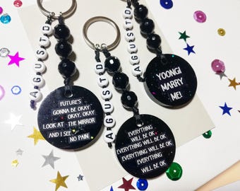 BTS Jin Suga Jungkook Keychain - Etsy