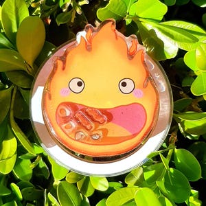 Fire Spirit Shaker Phone Grip | Fire Demon Shaker Phone Stand
