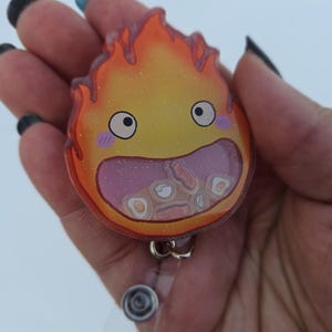 Porta badge Fire Demon Shaker / Porta badge identificativo Anime Spirit